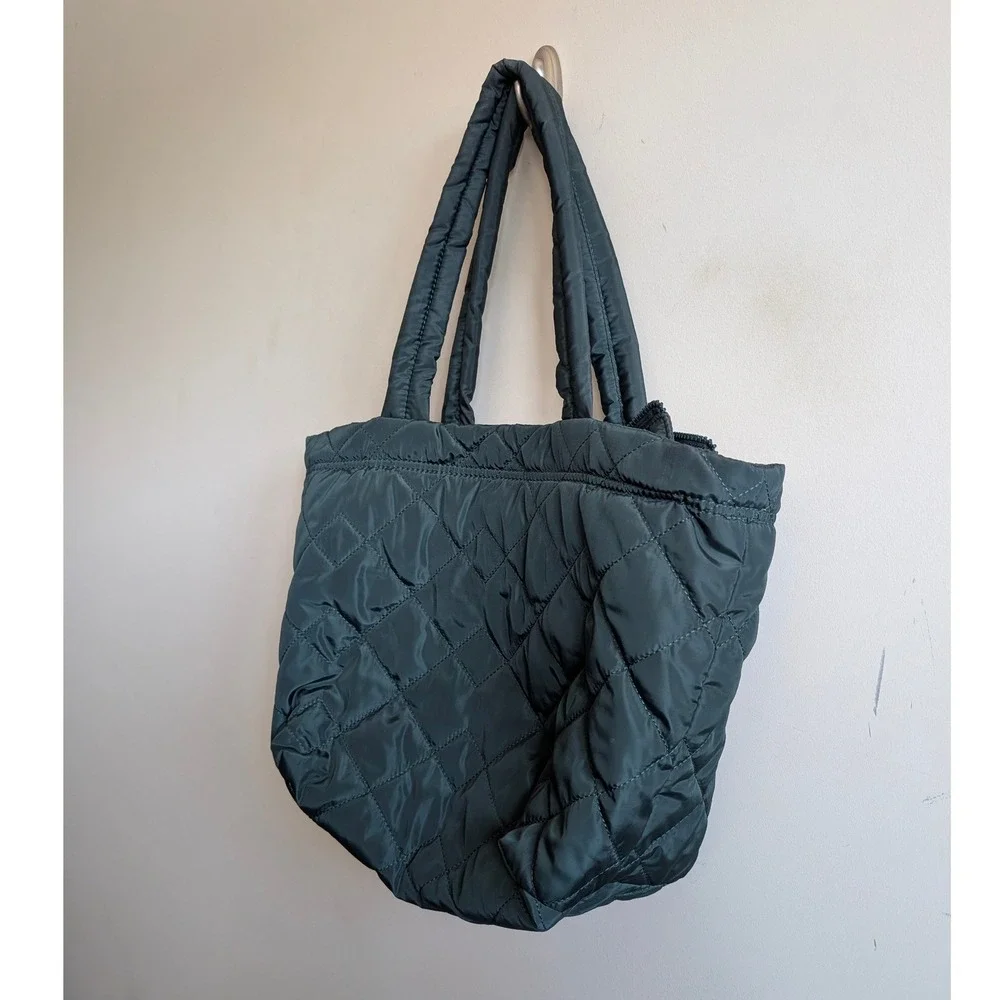 Marc Jacobs Quilted Nylon Tote Bag Forest Green M0016680 302